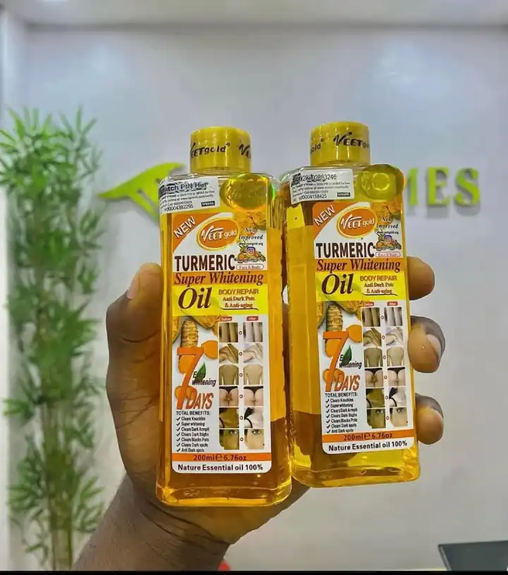 kingsroyal kenya 1pc original certified turmeric oil 200ml veet gold 5