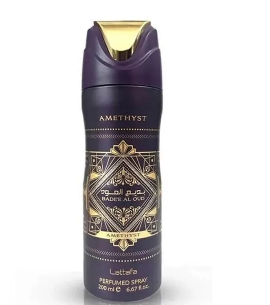 kingsroyal kenya amethyst badee al oud perfumed spray by lattafa 200ml 667 fl oz 5
