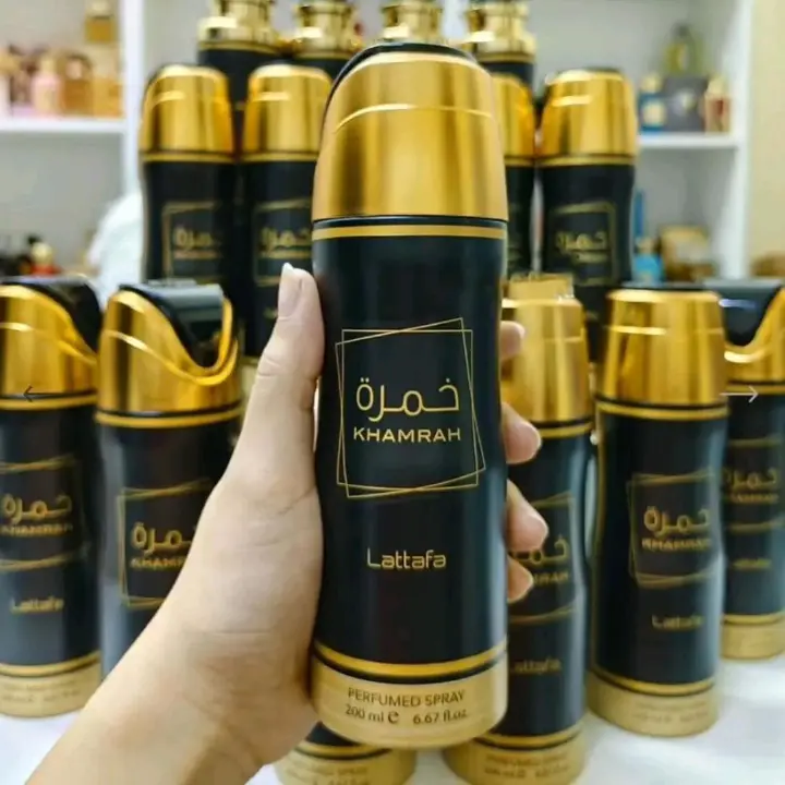 kingsroyal kenya khamrah deodorant spray 200ml 67 oz by lattafa experiece the luxury of spicy woo 5