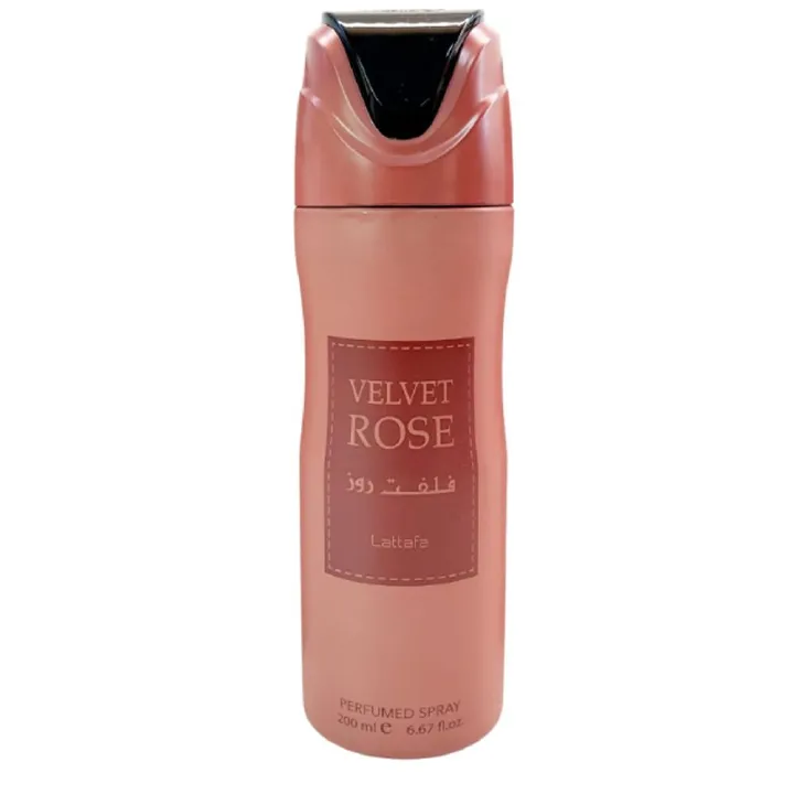kingsroyal kenya lattafa velvet rose deodorant spray 200 ml 5