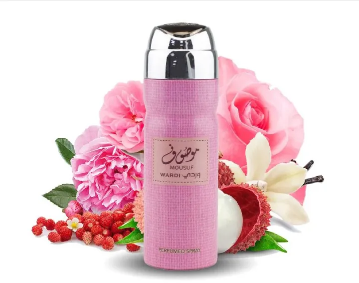 kingsroyal kenya mousuf wardi perfume ard al zaafaran mousuf wardi body spray deo 200ml 5