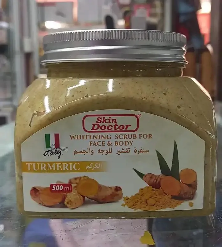 kingsroyal kenya skin doctor scrub turmeric scrub for face body 500ml 5