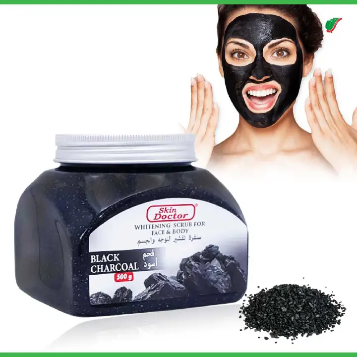 kingsroyal kenya skin doctor whitening scrub for face body black charcoal 5