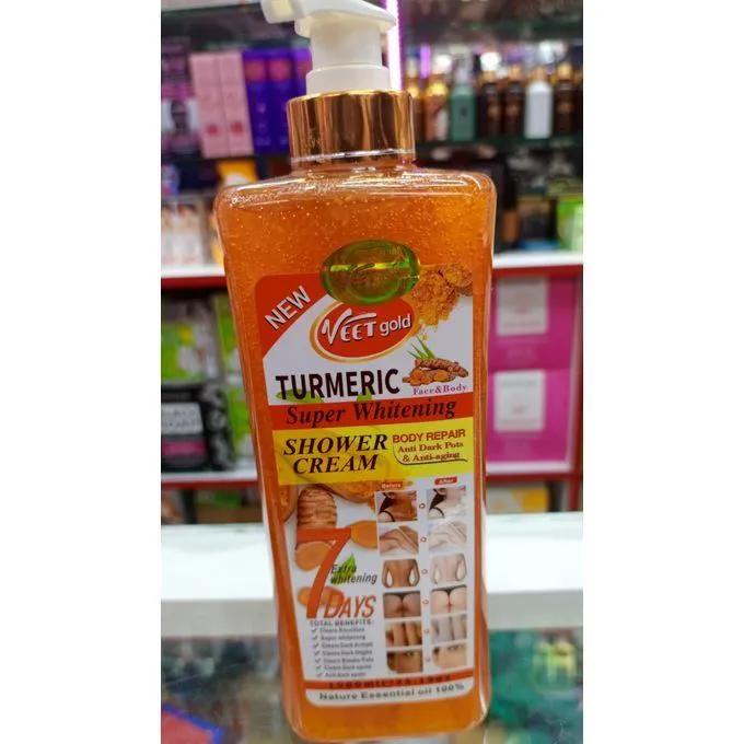 kingsroyal kenya veet gold turmeric super whitening body repair shower gel 1000ml 5