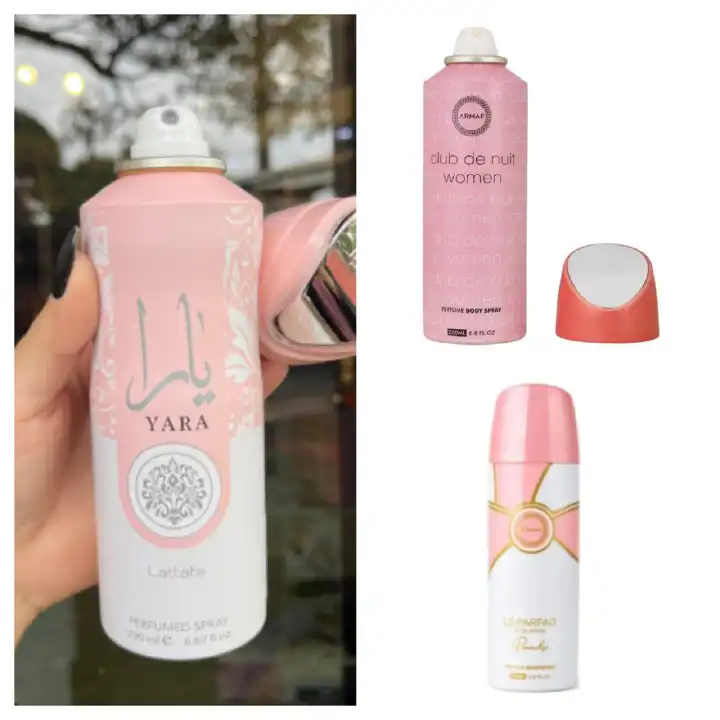 kingsroyal kenya yara perfumed body spray for women 200ml by lattafale parfait panachearmaf club 5